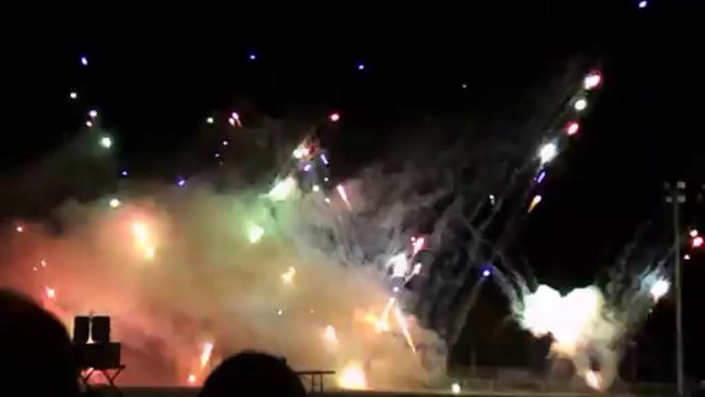 Feu D'artifice de rang-du-fliers
