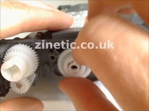 How to refill and reset the Brother hl 2132 toner cartridge