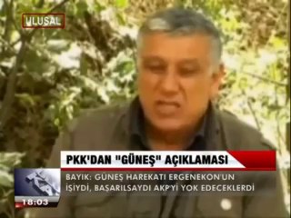 PKK'DAN  "GÜNEŞ" AÇIKLAMASI