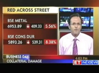 Sensex sinks 769 points, Nifty a tad above 5,500