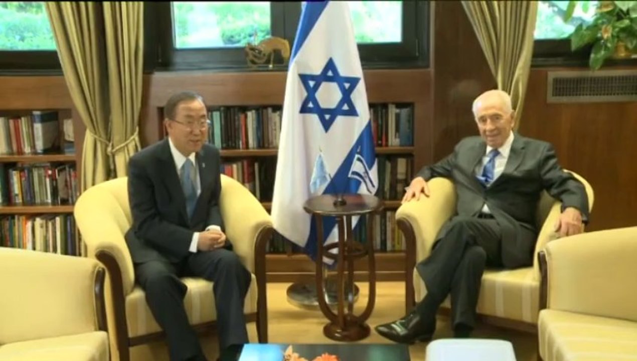 Ban Ki-moon llama a israelíes y palestinos a alcanzar una "paz genuina"