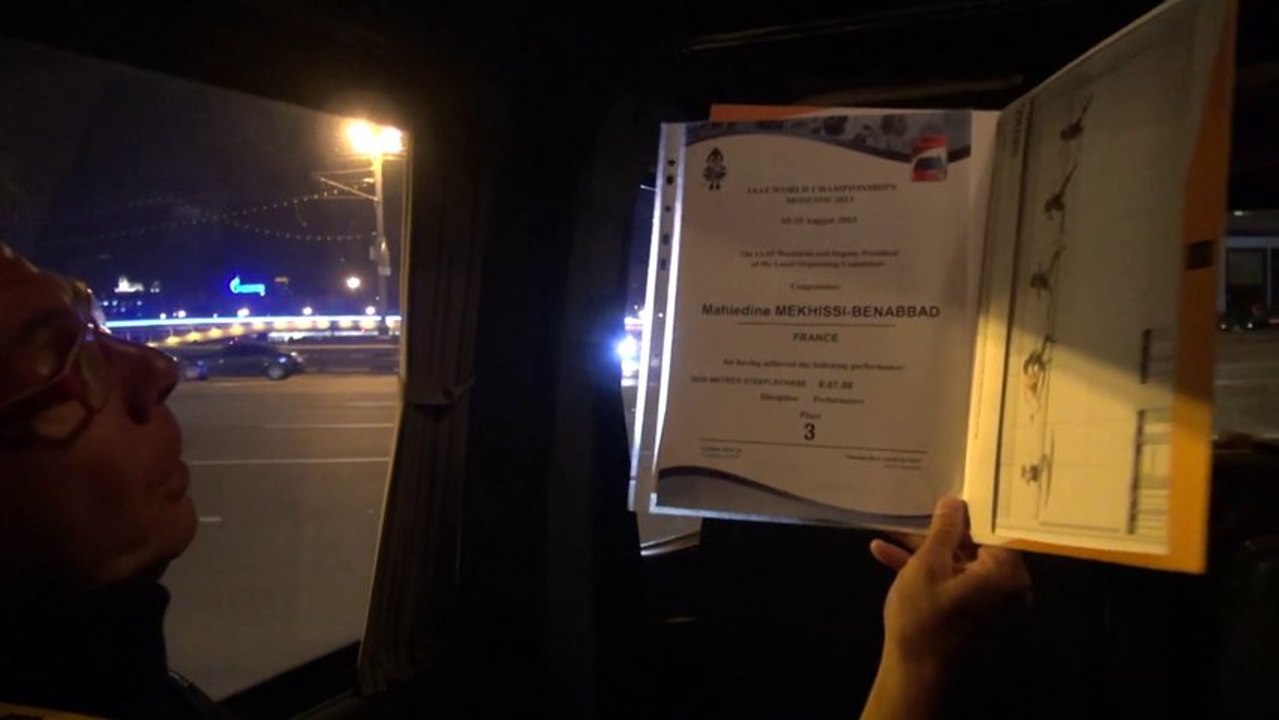 Mahiedine Mekhissi-Benabbad : La médaille et le diplôme !