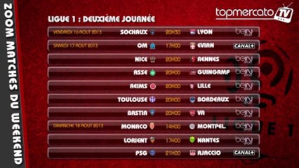 Ligue 1 2013/2014 : Résumé et enjeux de la 2e journée ⚽