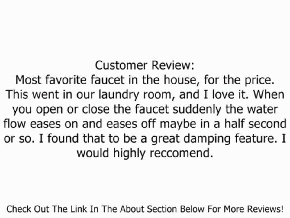 Glacier Bay Builders Single Handle Hi-Arc Kitchen Faucet in Brushed Nickel Review