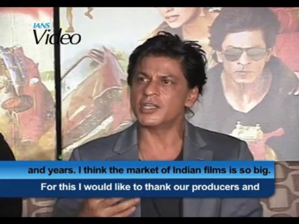 Chennai Express success good for Indian films says SRK