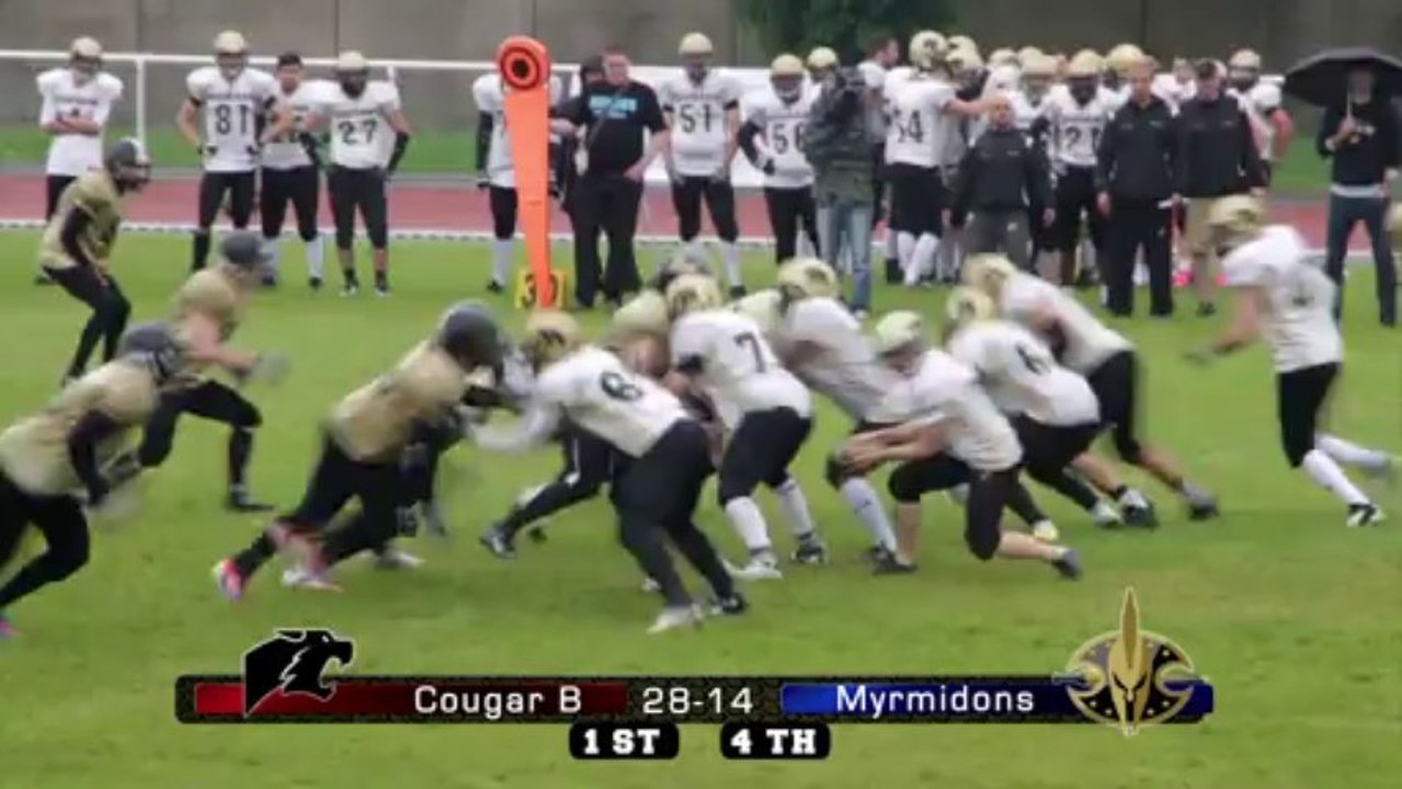 Cougars B vs Myrmidons 2ème mi-temps finale sénior IDF 2012/2013