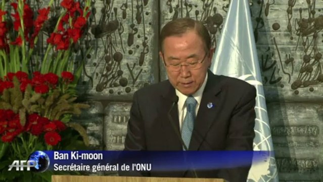 Négociations de paix: Ban Ki-moon rencontre Shimon Peres