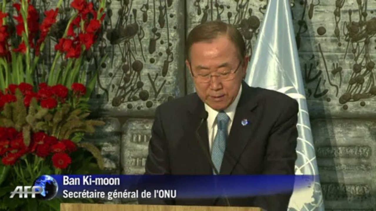 Négociations de paix: Ban Ki-moon rencontre Shimon Peres