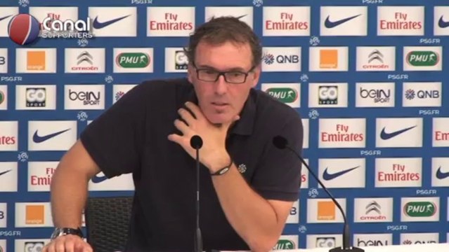 Conférence de Laurent Blanc avant PSG/Ajaccio