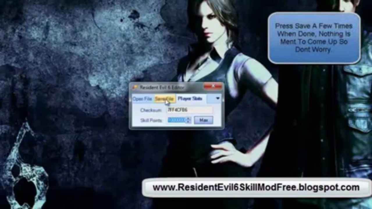 How to Hack Resident Evil 6 Skill Points - Tutorial