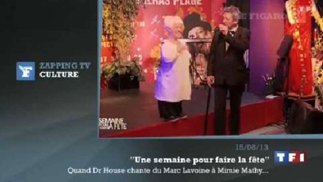 Zapping TV : quand Dr House chante pour Mimie Mathy...