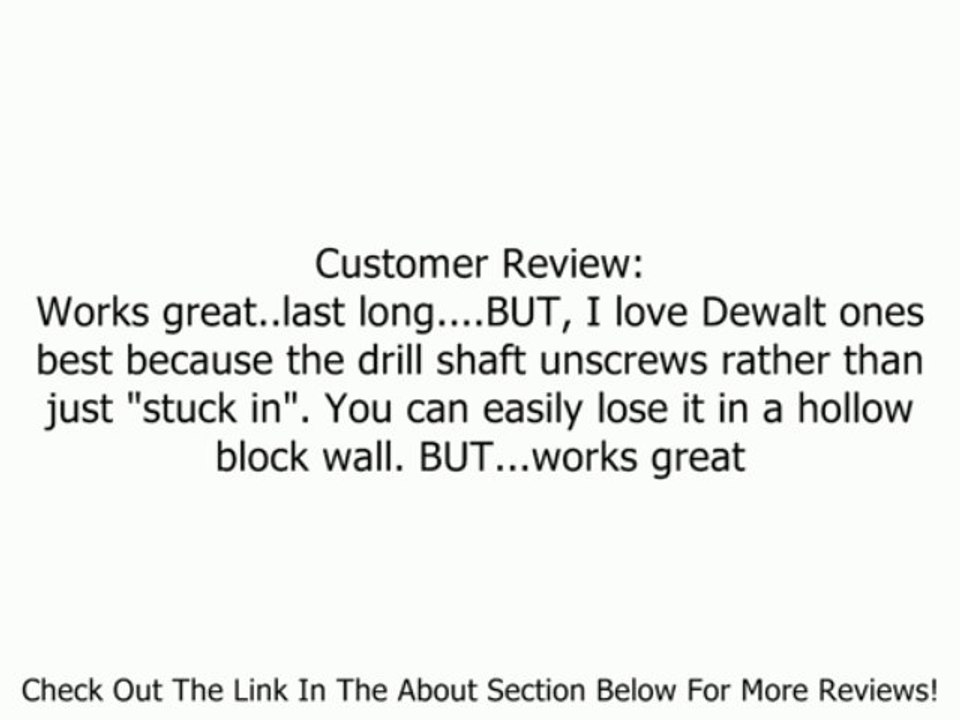 Hitachi 724926 SDS Max 2-5/8-Inch x 11-3/8-Inch One Piece Hollow Core Bit Review