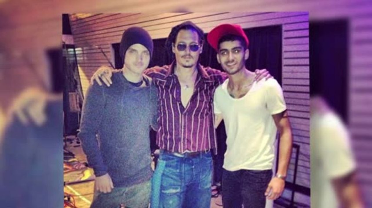 Johnny Depp lädt One Direction nach Hause ein