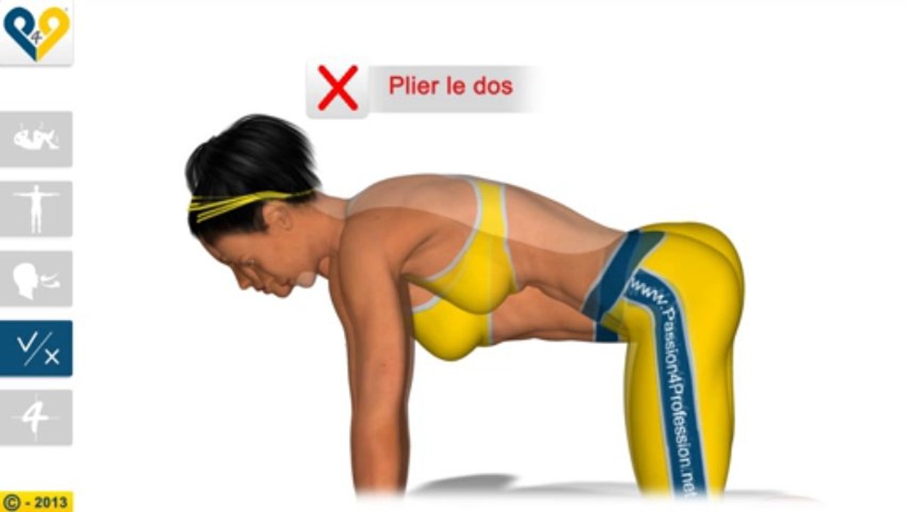 Lancer latéral avec le genou fléchi