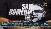 Salvadoreños celebran 96 años del natalicio de Monseñor Óscar Romero