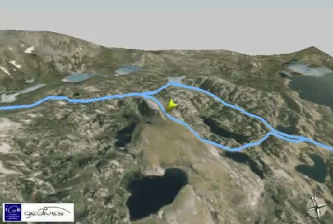 Profil Randonnée 3D Pic du Carlit (2921m) Pyrénées
