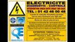 PARIS 14eme - 15eme - URGENCE ELECTRICITE - TEL: 0142460048 - DEPANNAGE 24H/24 7J/7 - ARTISAN ELECTRICIEN AGREE HAUTEMENT QUALIFIE