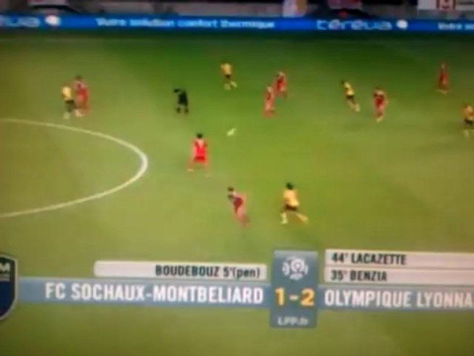 Sochaux 1-2 Lyon (Lacazette A.)