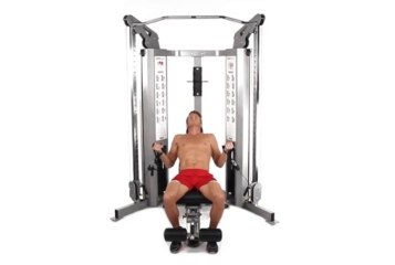 Cable Bench Press (Incline_Underhand Grip_Individual Handles)