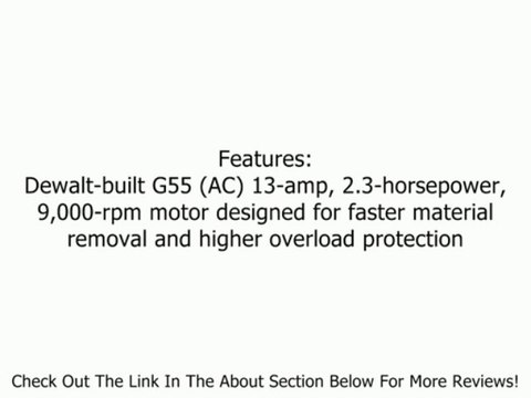 DEWALT D28144N 6-Inch High Performance Angle Grinder with No Lock-On Paddle Switch Review