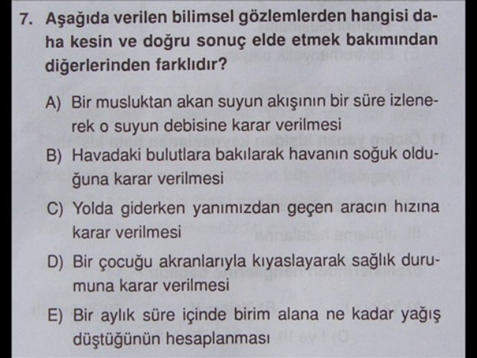 2013-2014 FİZİĞİN DOĞASI TEST 2  SORU-CEVAP