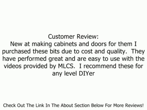 MLCS 8389 Woodworking Pro Cabinetmaker Router Bit Set with Undercutter, 6-Piece Review