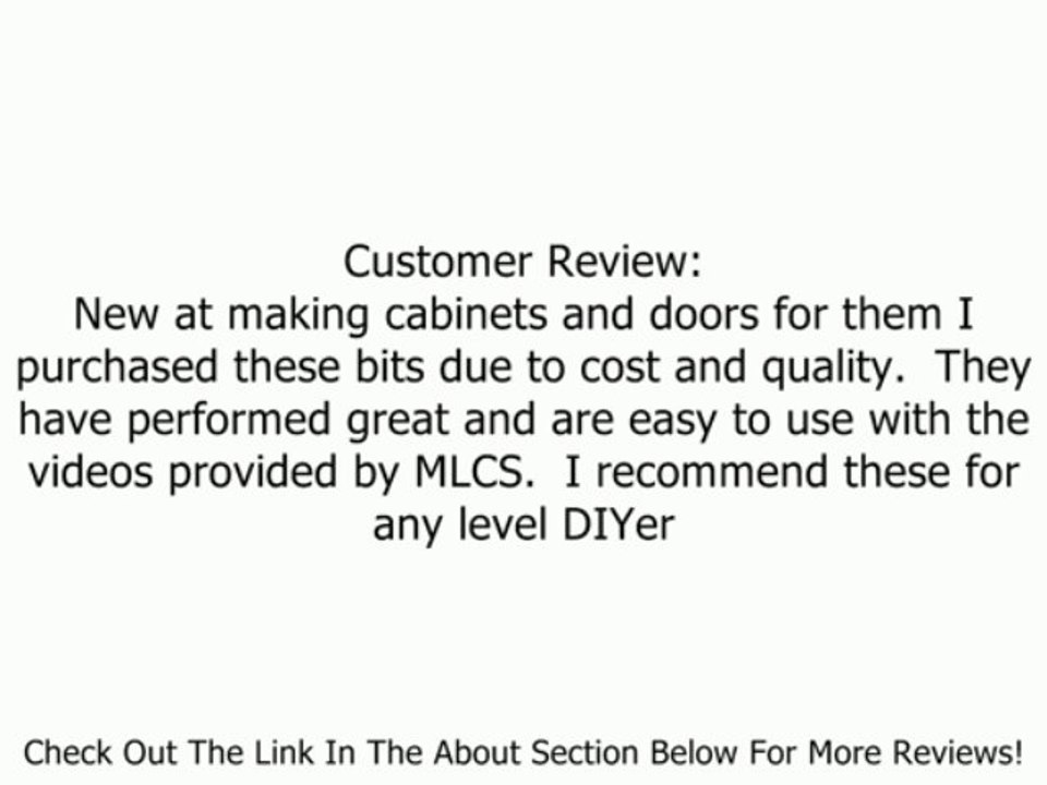 MLCS 8389 Woodworking Pro Cabinetmaker Router Bit Set with Undercutter, 6-Piece Review