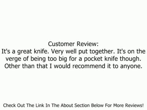 SOG Specialty Knives & Tools VL-11 Vulcan, 3-1/2-Inch Straight Edge Folding Knife, Black TiNi Review