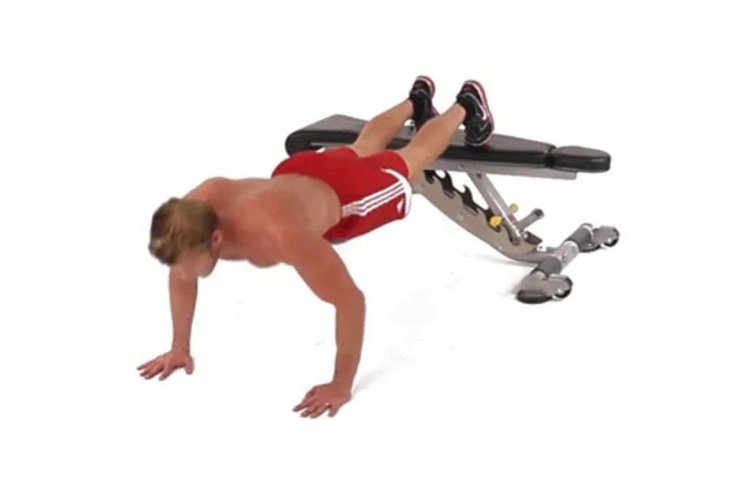Bodyweight Pushup (Decline_Regular Grip)