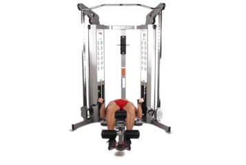 Cable Bench Press (Decline_Underhand Grip_Individual Handles_Alternating)