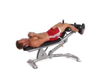 Kettlebell Situp (Decline Bench)