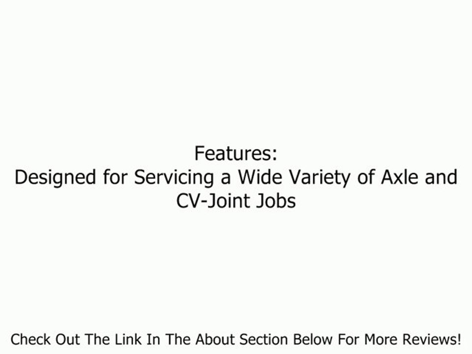 CTA Tools A480 Front Wheel Drive Service Set Review