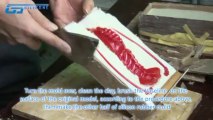 Process of Making Lobster Mold by Silicone Rubber