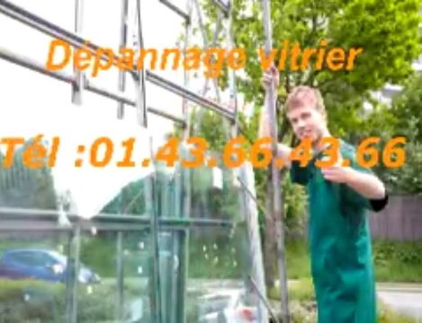 Dépannage vitrier Tél :01.43.66.43.66