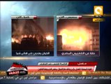 إشعال النيران وحرائق بمباني وسط القاهرة