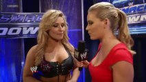 WWE App: Natalya Prepares for Her Tag Team Match Against AJ Lee and Layla