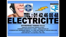 DEPANNAGE URGENT ELECTRICITE PARIS SOS - TEL : 0142460048 - ELECTRICIEN AGREE - INTERVENTION PARIS BANLIEUE 24H/24 7J/7