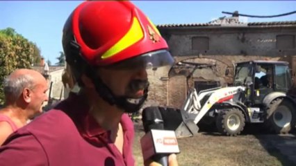 VILLA A FUOCO, UN MILIONE DI DANNI