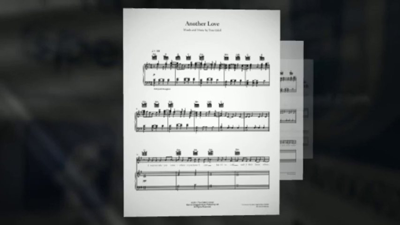 Noten bei notendownload - Another Love (Tom Odell)