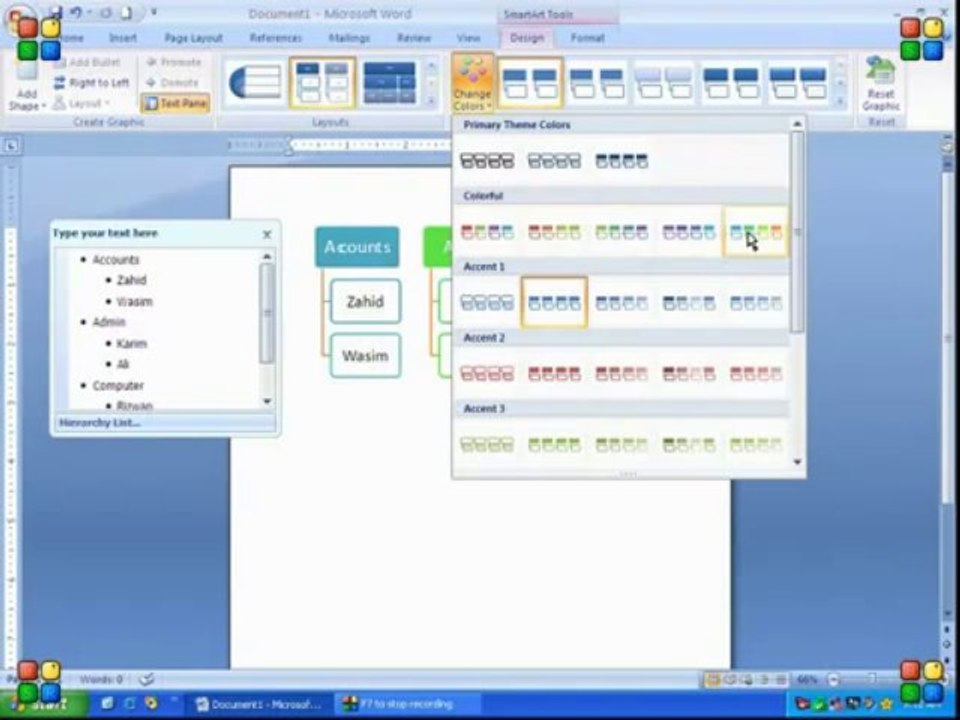 Word 2007 Tabs Part 11