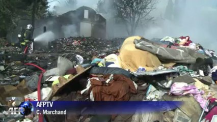 Incendie dans un camp de Roms à Noisy-le-Grand