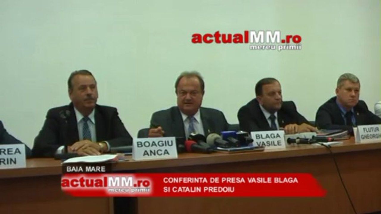 conferinta presa blaga si predoiu pdl actualmm