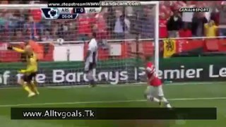 Giroud Goal (Arsenal 1 - 0 Aston Villa) 17/08/2013