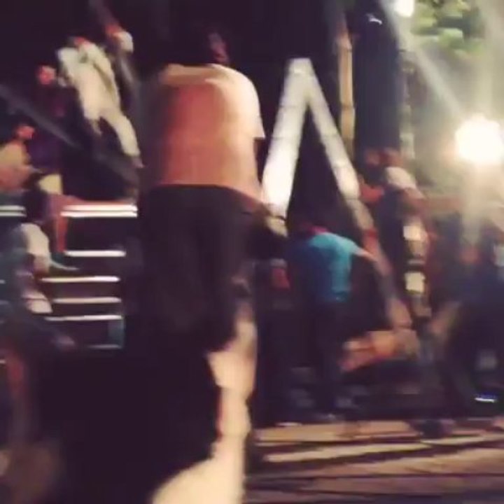 Backstage of Çalıkuşu