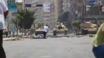 EGYPT: Protester shot down by security forces in Ismailia