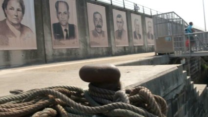 La historia de Candás en una exposición en el puerto