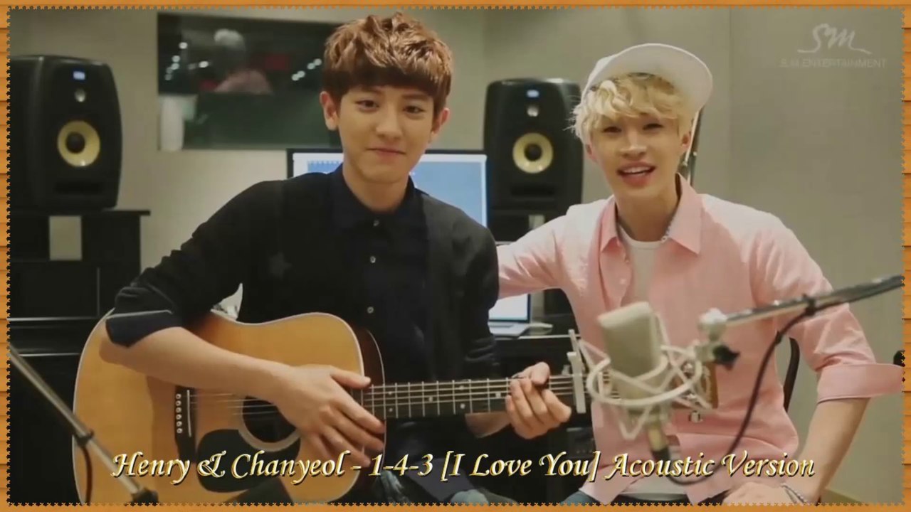 Henry & Chanyeol - 1-4-3 [I Love You] (Acoustic Version) k-pop [german sub]