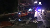 Two die as bus carrying German teenagers crashes in France