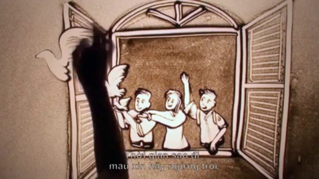 Sand art Mong uoc ky niem xua - Phan Anh Vu