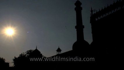 Jama Masjid Silhouette: Ramzan evening